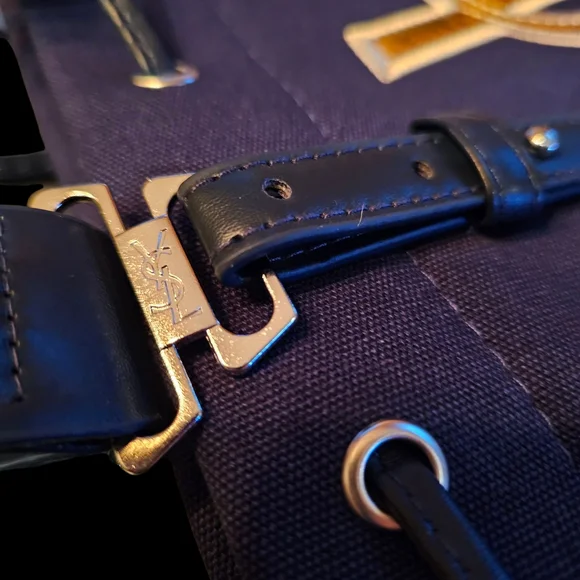 Yves Saint Laurent Navy and Gold Tote Bag GWP - Picture 2 of 5